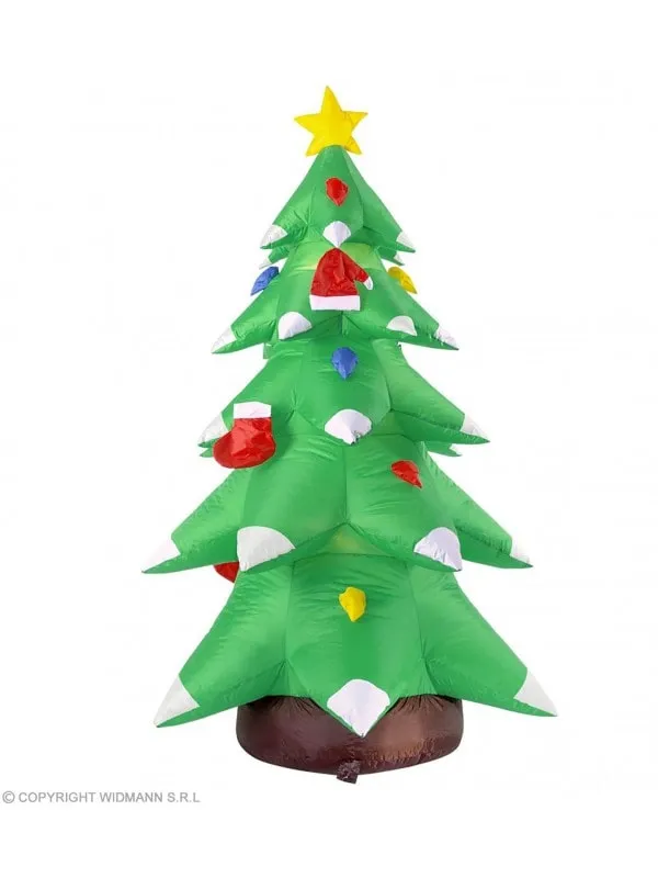 Sapin de Noël Gonflable et Lumineux de 183 cm