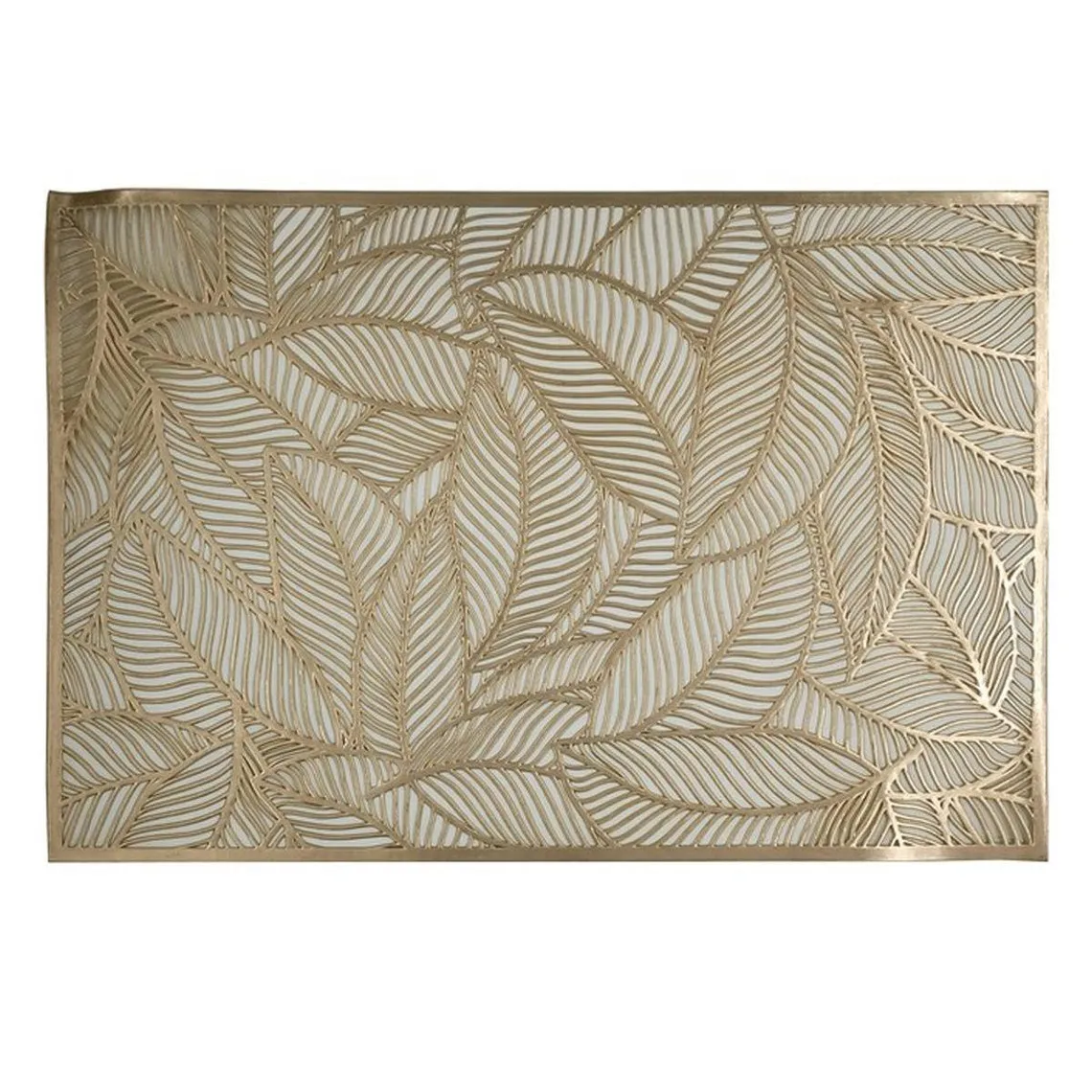 Sets de table MUSA rectangulaire or | 3 Suisses