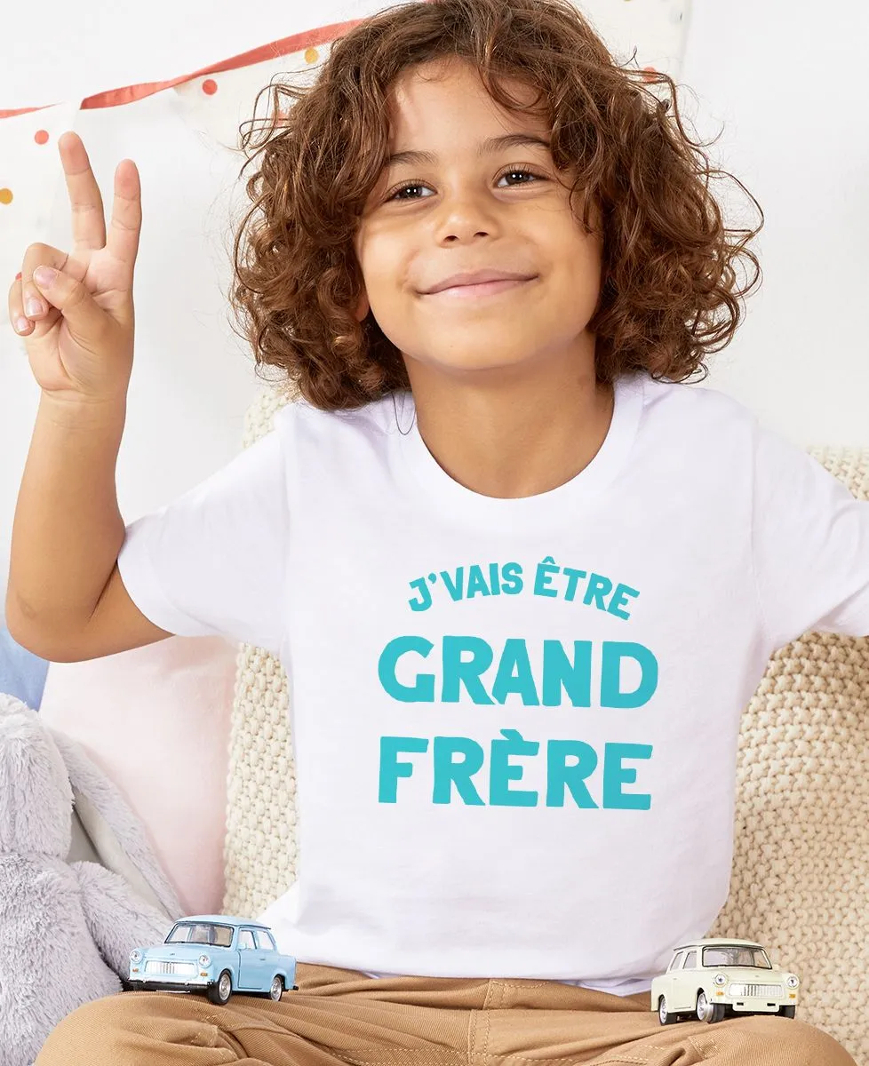T-Shirt enfant J'vais être grand frère