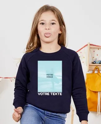 T-Shirt enfant Photo et Texte personnalisé