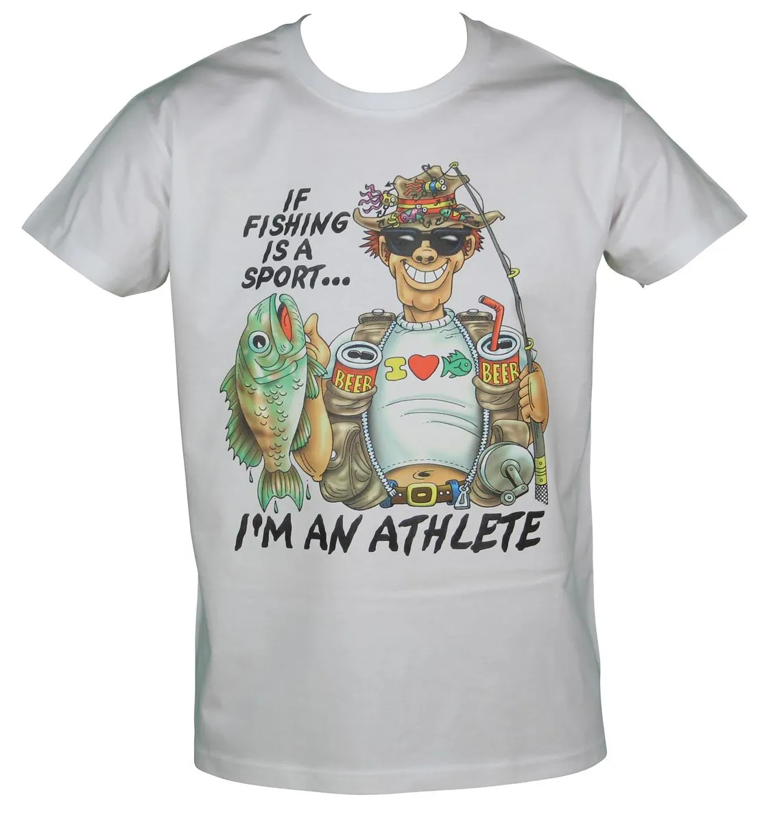 T-shirt homme manches courtes - Pêcheur 5199 - blanc 