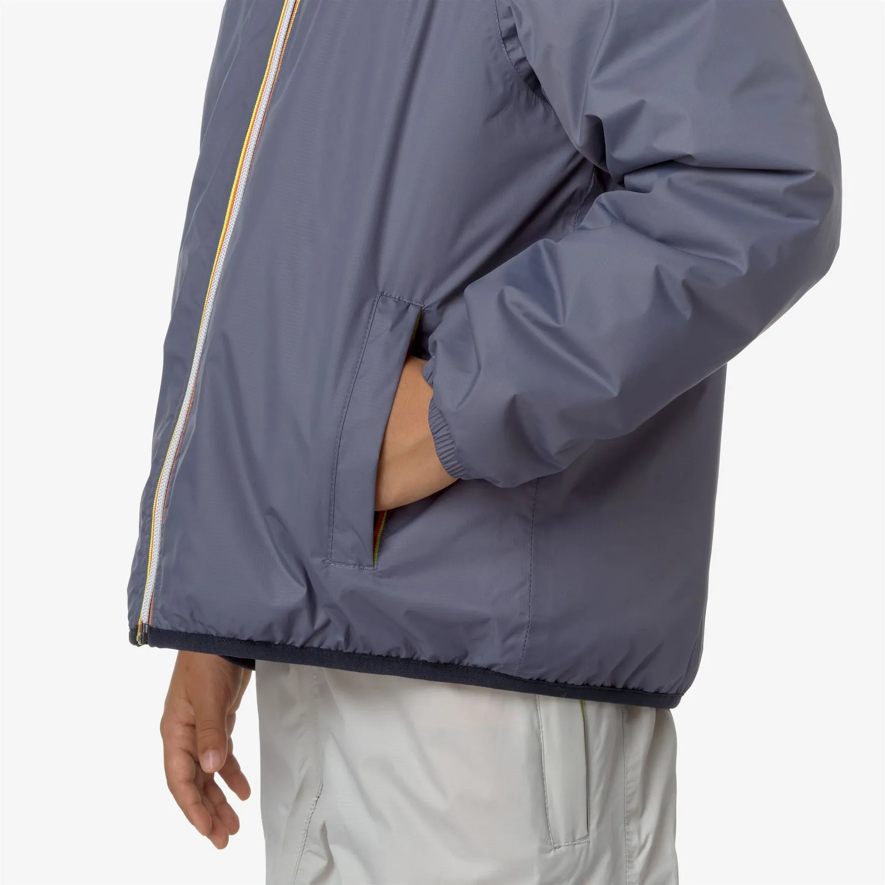 Veste le vrai 3.0 claude orsetto - blue grey - bleu depth mixte K-Way
