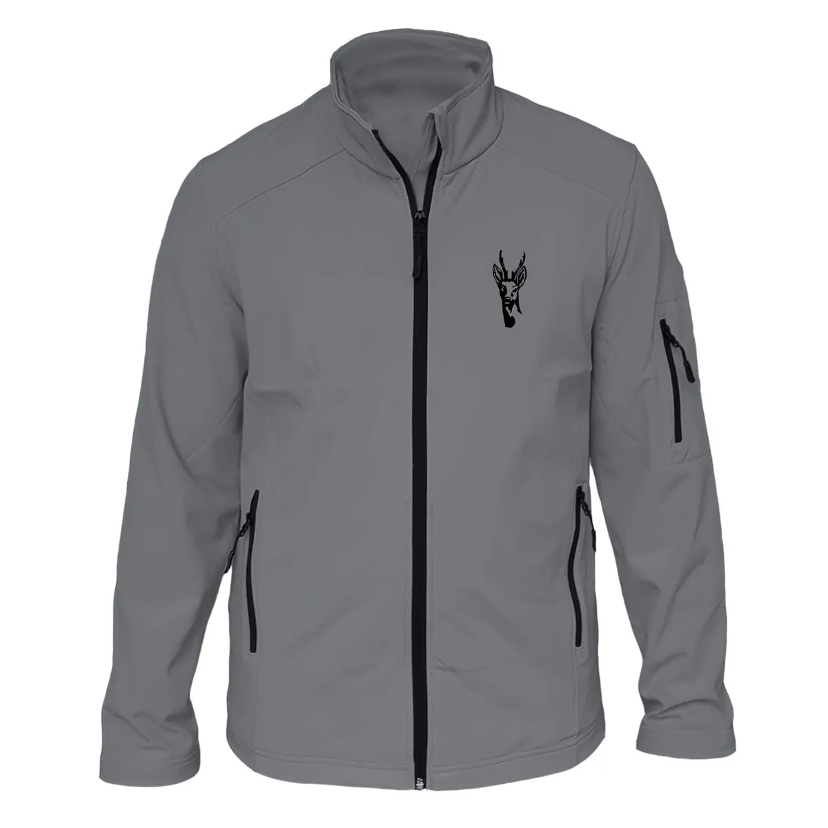 Veste softshell Chevreuil Brocard Homme ou Femme avec/sans capuche – On naît tous égaux