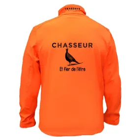 Veste softshell Faisan Homme ou Femme avec/sans capuche – Chasseur et fier de l’être