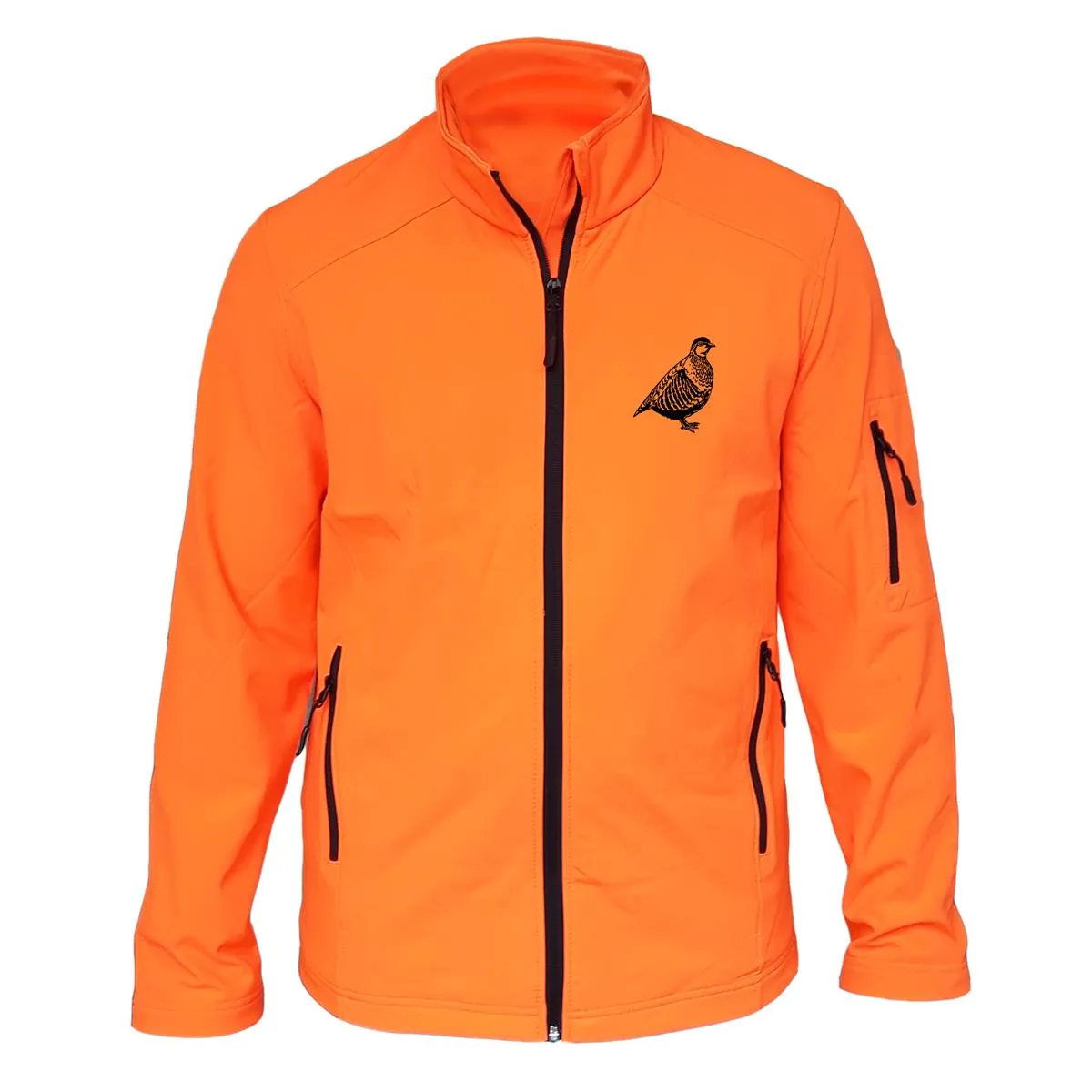 Veste softshell Homme ou Femme avec/sans capuche – Perdrix