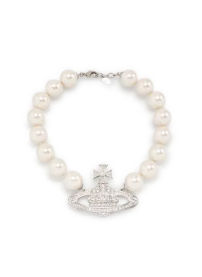 VIVIENNE WESTWOOD  Collier de perles Neysa - Argent